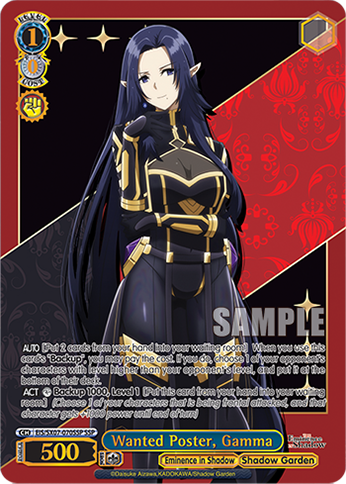 Wanted Poster, Gamma