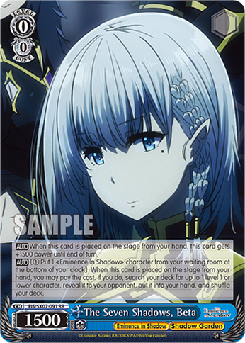 The Seven Shadows, Beta