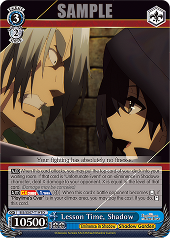 Lesson Time, Shadow