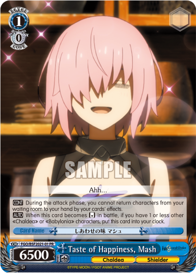 Taste of Happiness, Mash