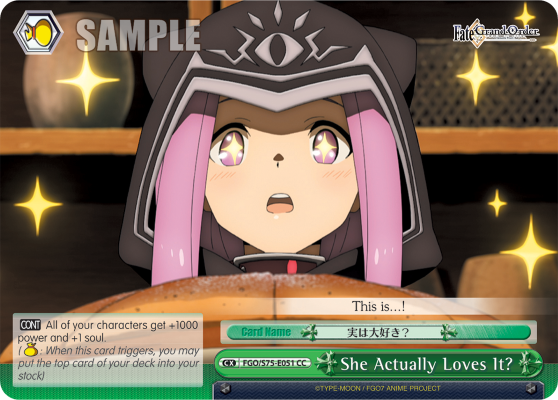 She Actually Loves It?