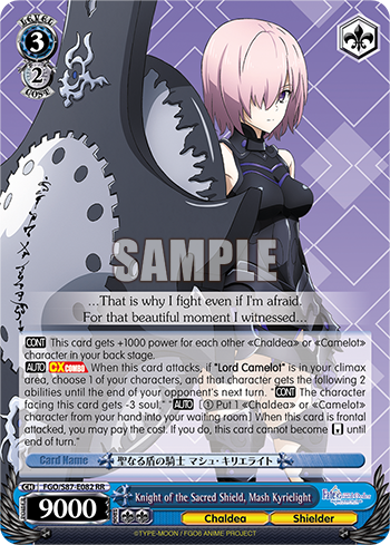 Knight of the Sacred Shield, Mash Kyrielight