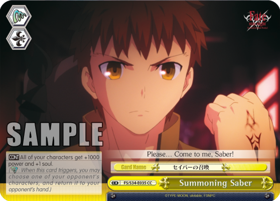 Summoning Saber