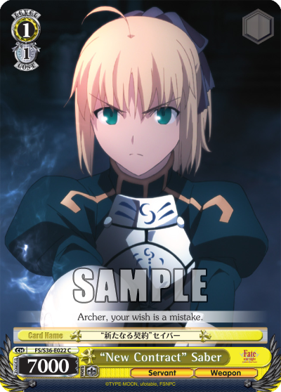 “New Contract” Saber