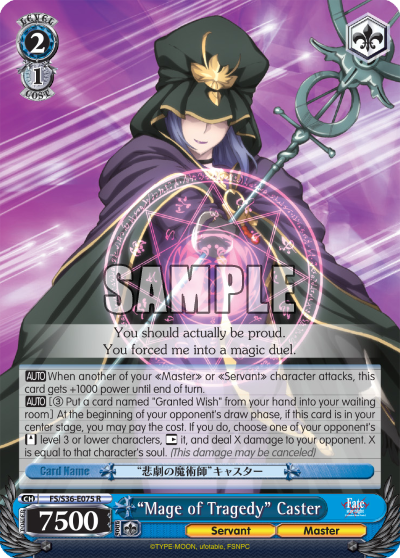 “Mage of Tragedy” Caster