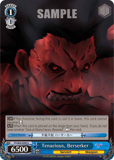 Tenacious, Berserker