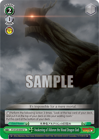 Awakening of Aldoron the Wood Dragon God