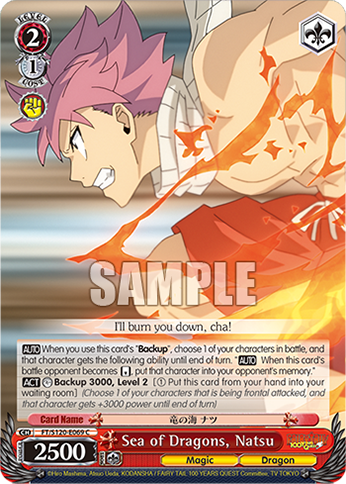 Sea of Dragons, Natsu
