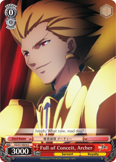 Full of Conceit, Archer