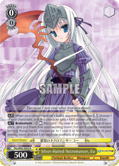 Silver-Haired Necromancer, Eu