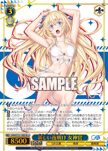 新しい夜明け 女神官