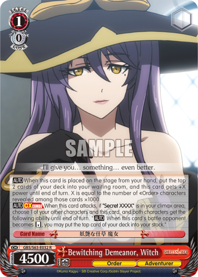Bewitching Demeanor, Witch