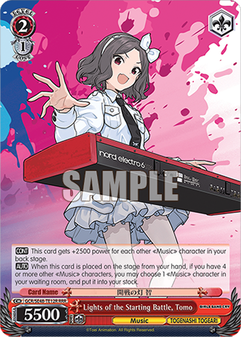 Lights of the Starting Battle, Tomo