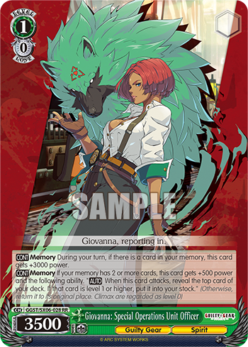 Giovanna: Special Operations Unit Officer