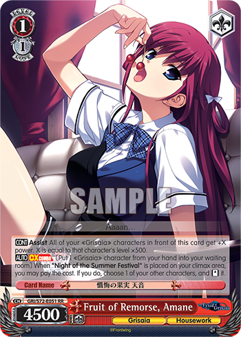 Fruit of Remorse, Amane