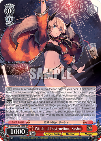 Witch of Destruction, Sasha