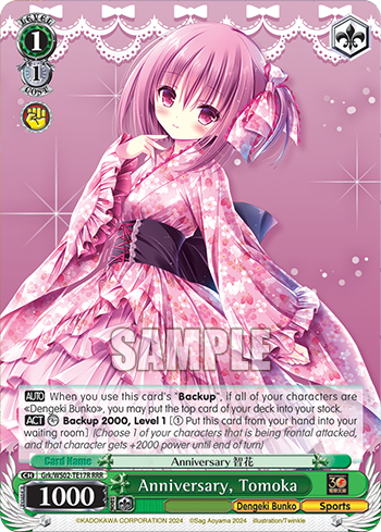Anniversary, Tomoka