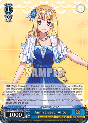Anniversary, Alice
