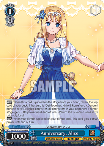Anniversary, Alice
