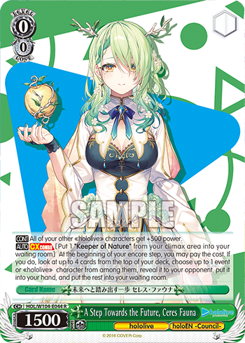 A Step Towards the Future, Ceres Fauna