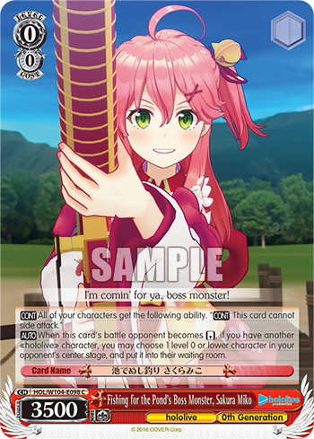 Fishing for the Pond’s Boss Monster, Sakura Miko