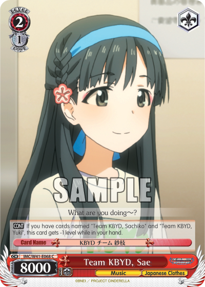 Team KBYD, Sae