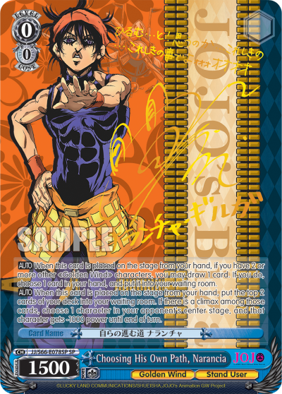 Choosing His Own Path, Narancia
