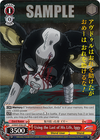 Using the Last of His Life, Iggy