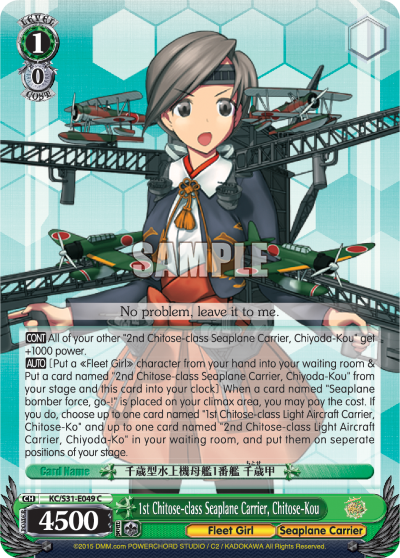 1st Chitose-class Seaplane Carrier, Chitose-Kou