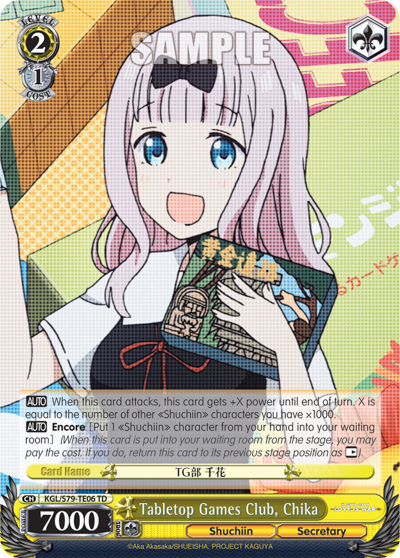 Tabletop Games Club, Chika