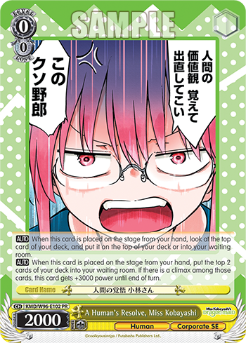 A Human's Resolve, Miss Kobayashi