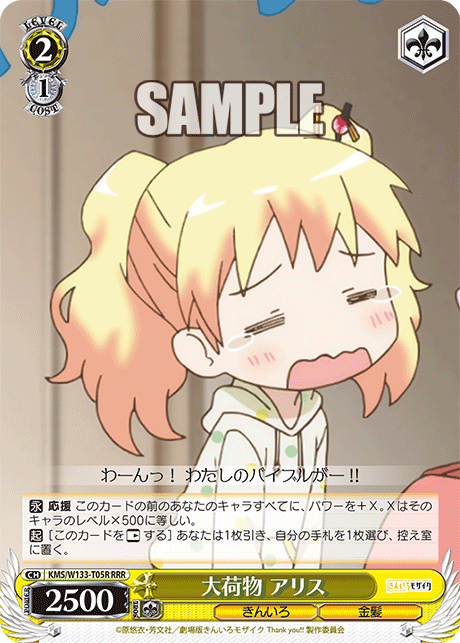 大荷物 アリス