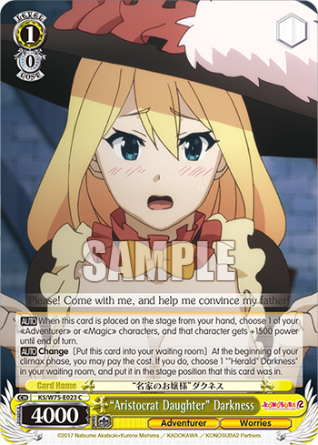 “Aristocrat Daughter” Darkness