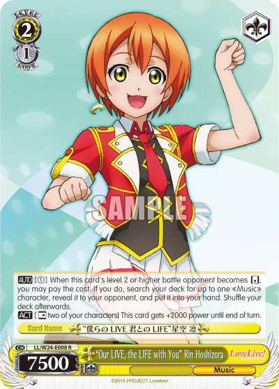 "Our LIVE, the LIFE with You" Rin Hoshizora