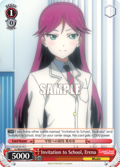 Invitation to School, Erena