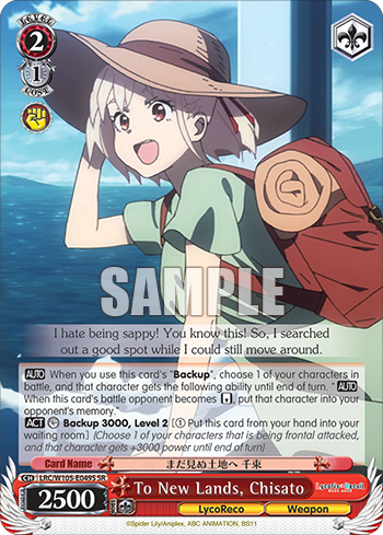 To New Lands, Chisato