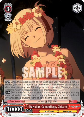 Hawaiian Camouflage, Chisato