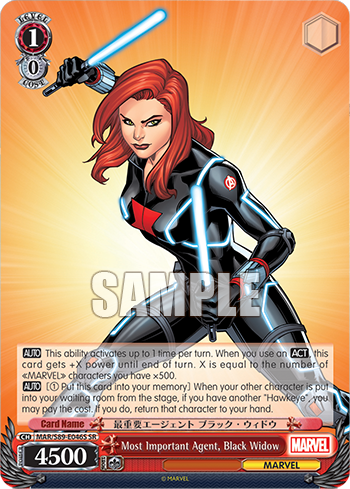 Most Important Agent, Black Widow