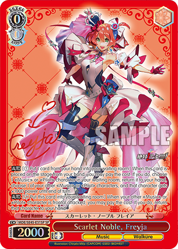 Scarlet Noble, Freyja