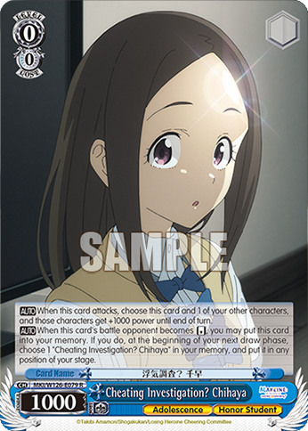 Cheating Investigation? Chihaya