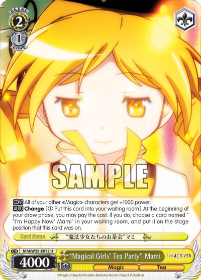 “Magical Girls' Tea Party” Mami