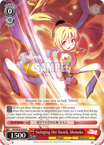 Swinging Her Sword, Momoko