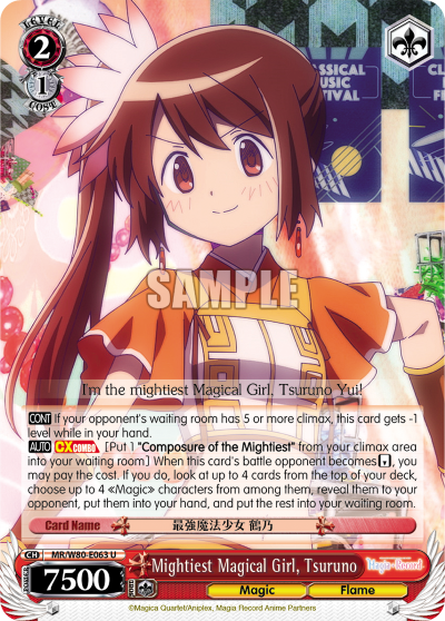 Mightiest Magical Girl, Tsuruno