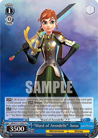 “Ward of Arendelle” Anna