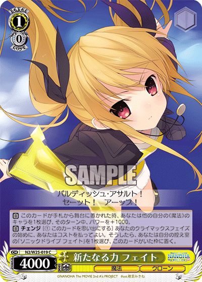 新たなる力 フェイト