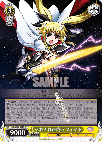 それぞれの戦い フェイト