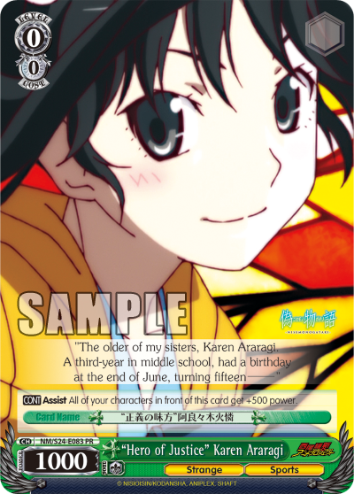 “Hero of Justice” Karen Araragi