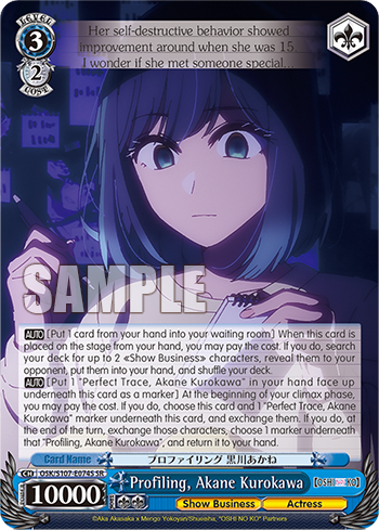 Profiling, Akane Kurokawa