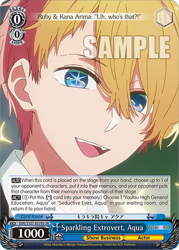 Sparkling Extrovert, Aqua