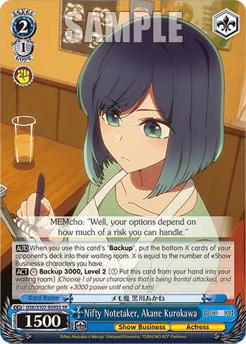 Nifty Notetaker, Akane Kurokawa
